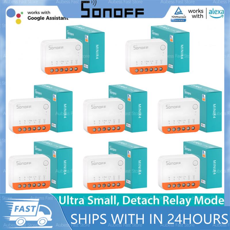 SONOFF MINIR4 Wi-Fi Smart Switch 10A Mini Relay Module
